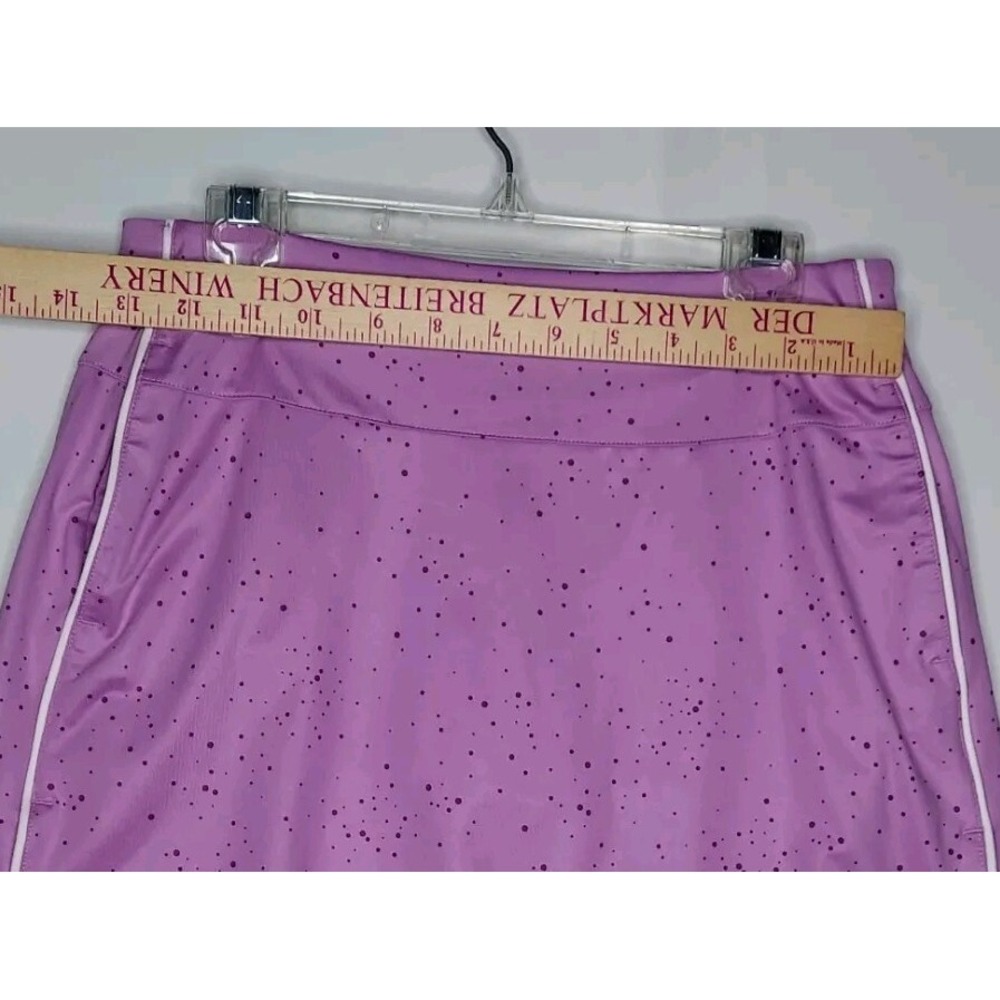 Nike Skort Women Medium Purple Dotted Mini Stretch Pullon Athletic Pocket Tennis - Picture 7 of 11